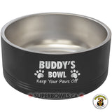 Keep Your Paws Off Personalized Large Bowl