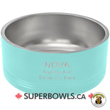 Premium Laser Dog Bowl 