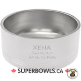 Premium Laser Dog Bowl 